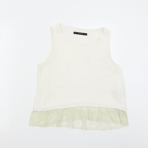 Zara Womens Ivory   Camisole Tank Size S