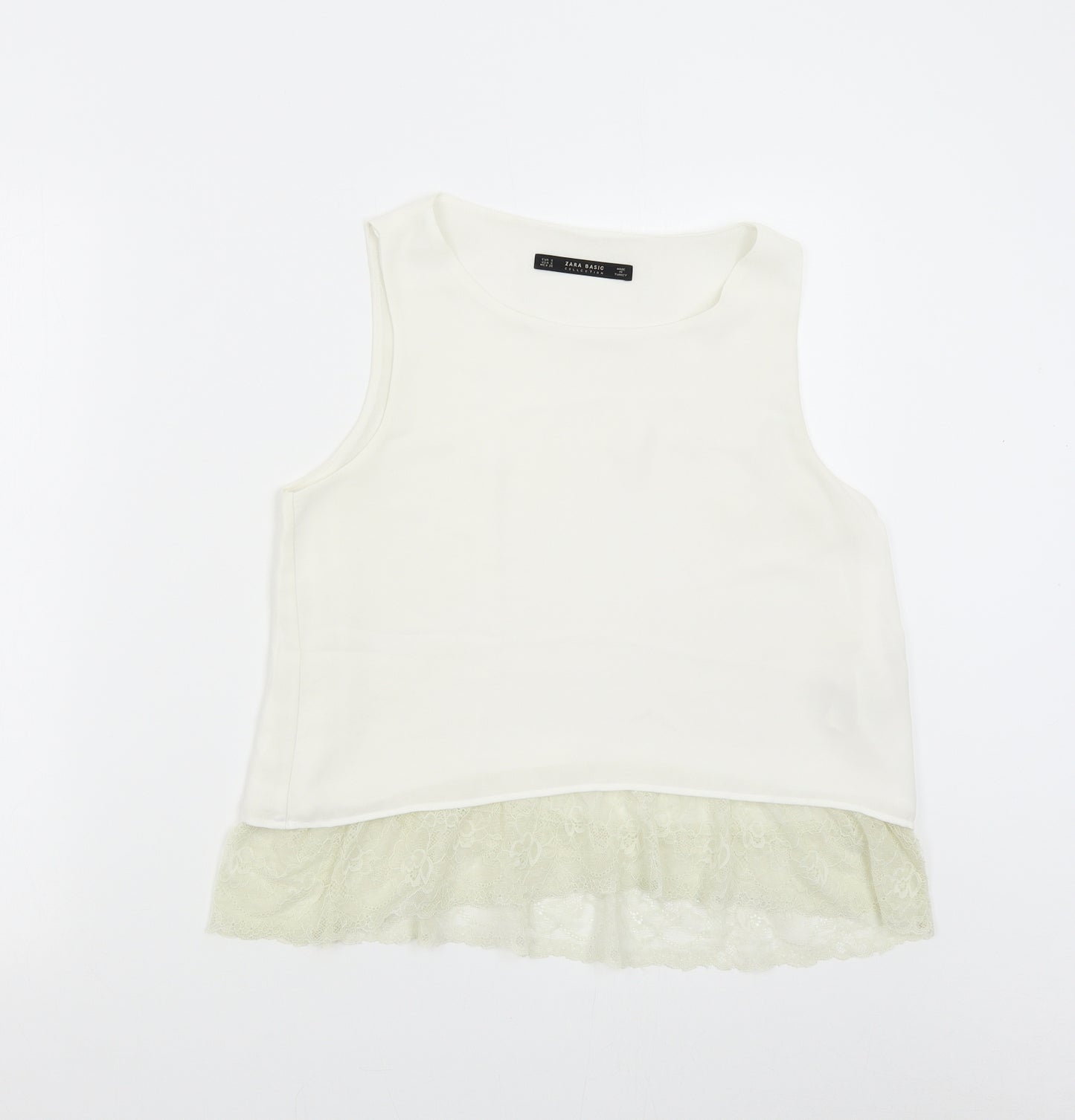 Zara Womens Ivory   Camisole Tank Size S