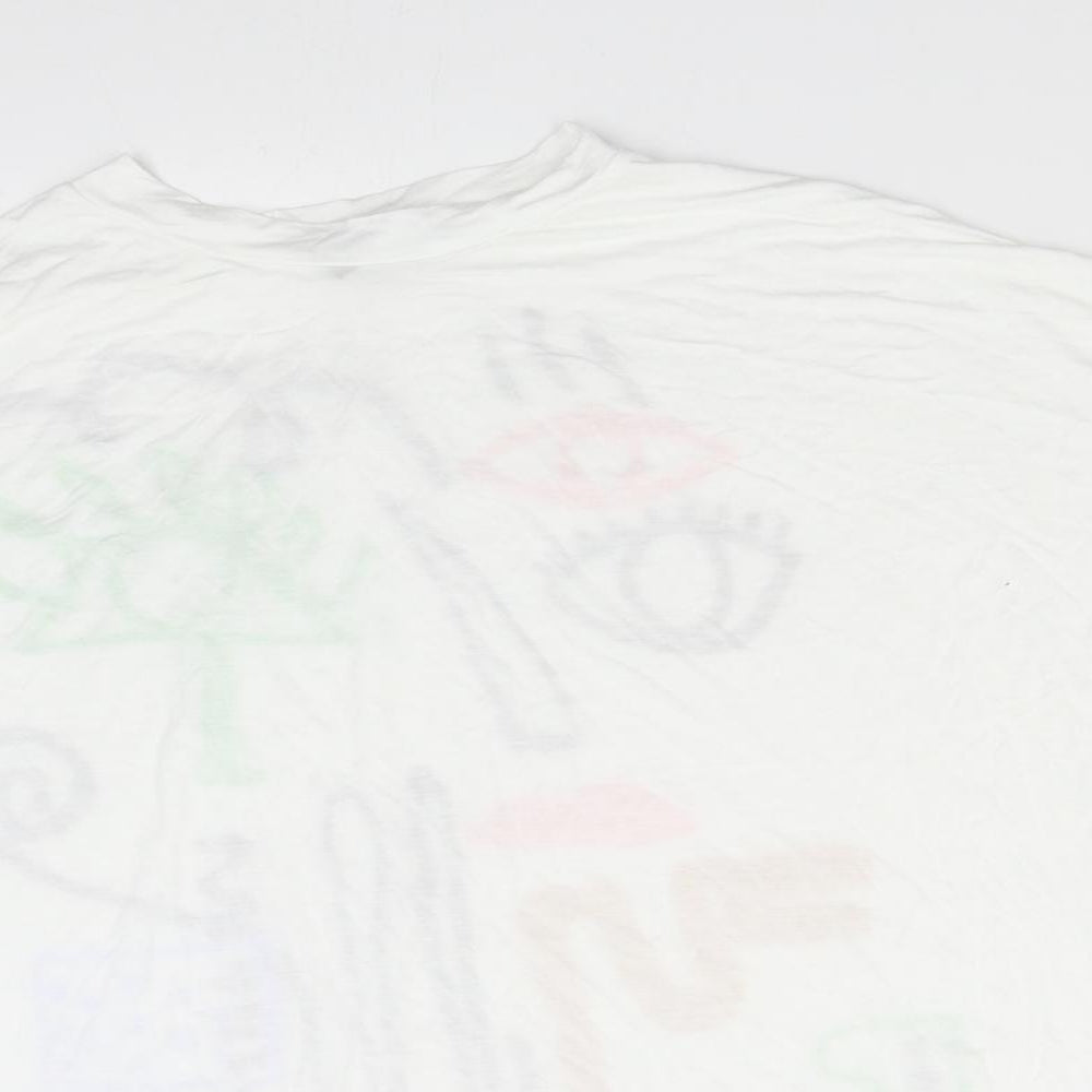 ASOS Mens White    T-Shirt Size L