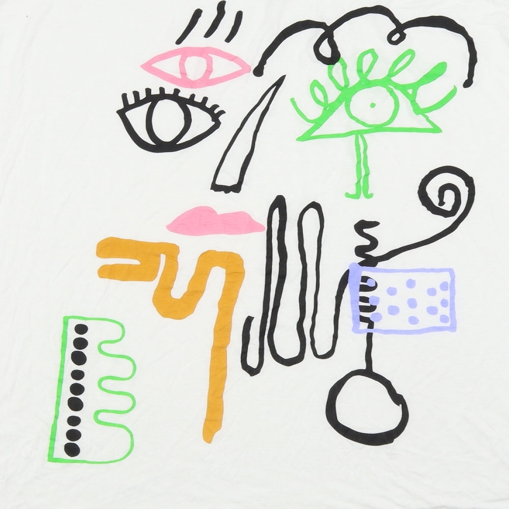 ASOS Mens White    T-Shirt Size L