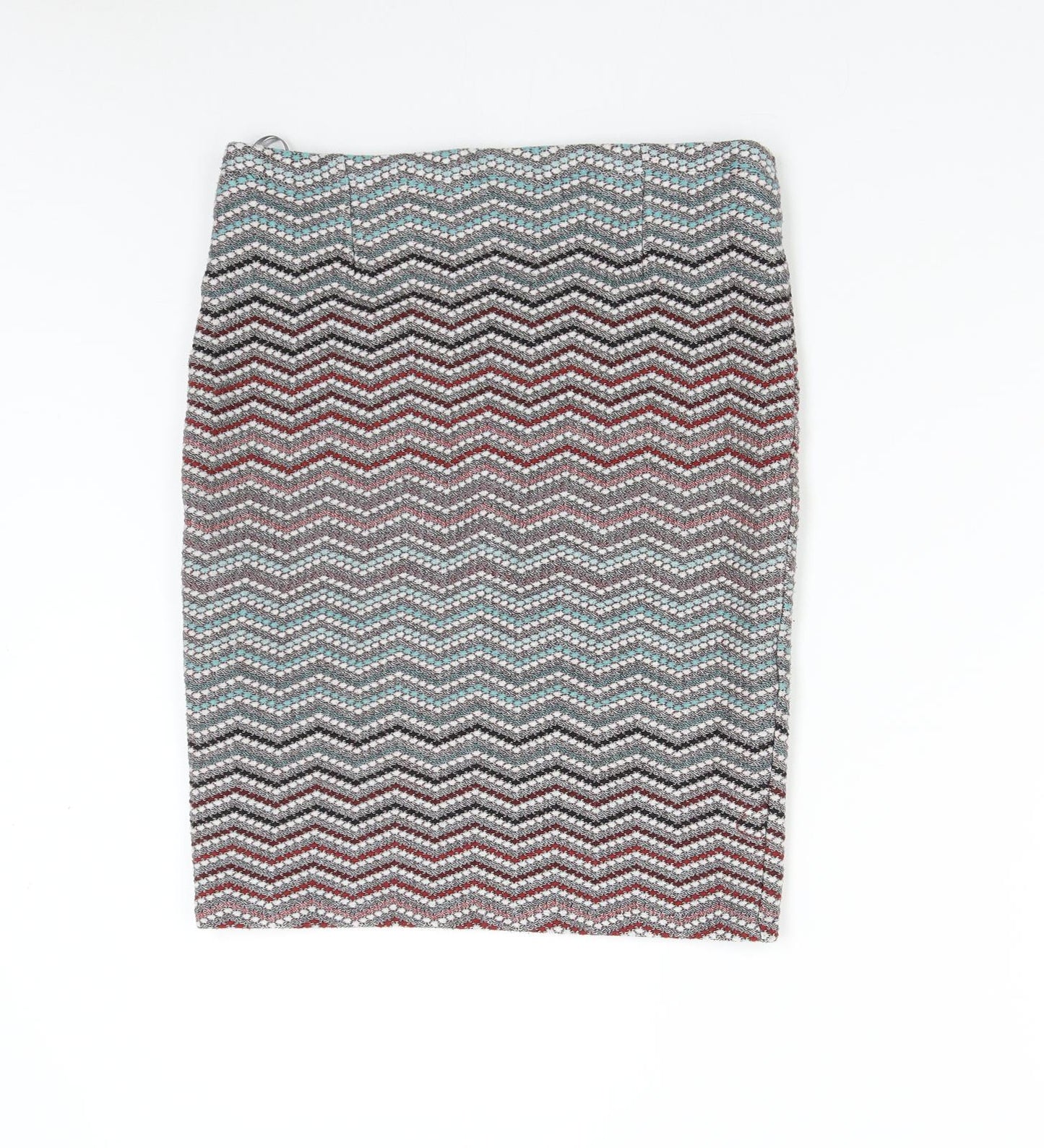 TU Womens Multicoloured Geometric  Straight & Pencil Skirt Size 14