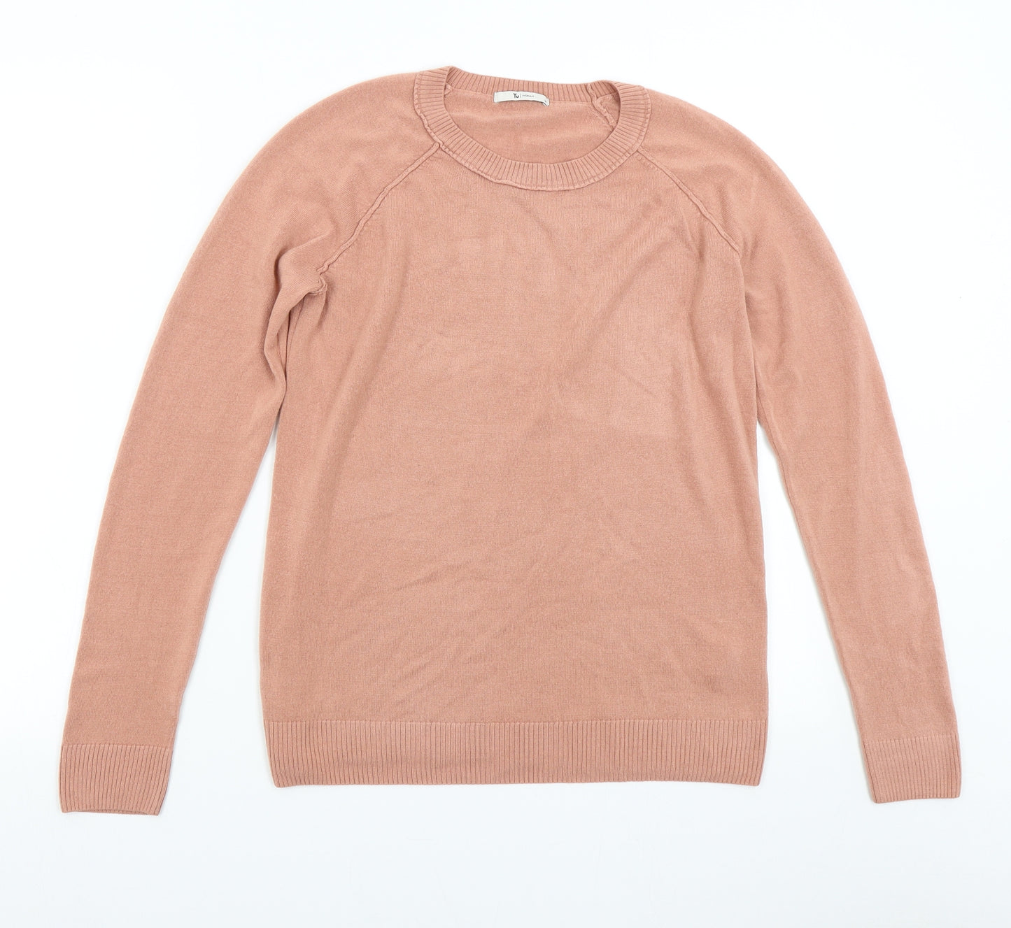 TU Womens Pink  Knit Pullover Jumper Size 14