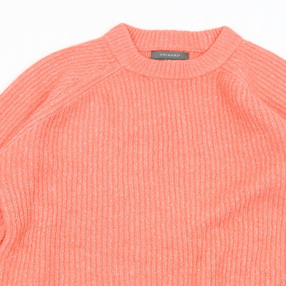 Primark Womens Pink  Knit Pullover Jumper Size M