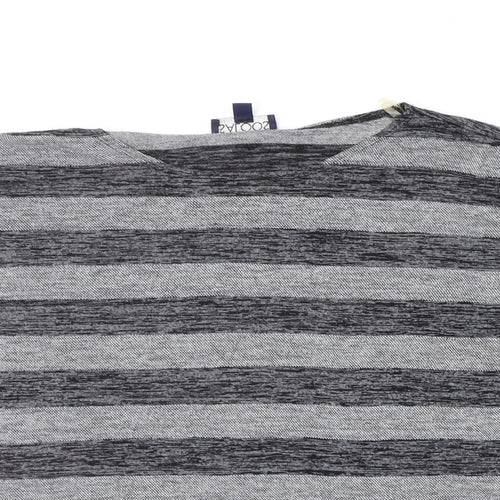 Saloos Womens Grey Striped  Pullover Jumper Size 16