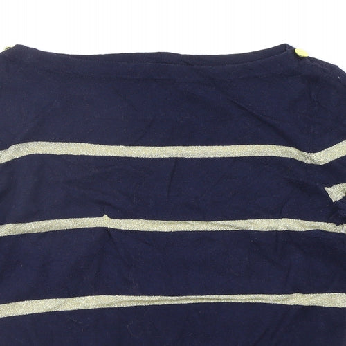 a wear  Womens Blue Striped  Pullover Jumper Size 10