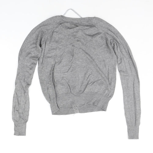 Atmosphere Womens Grey Houndstooth  Pullover Jumper Size 6