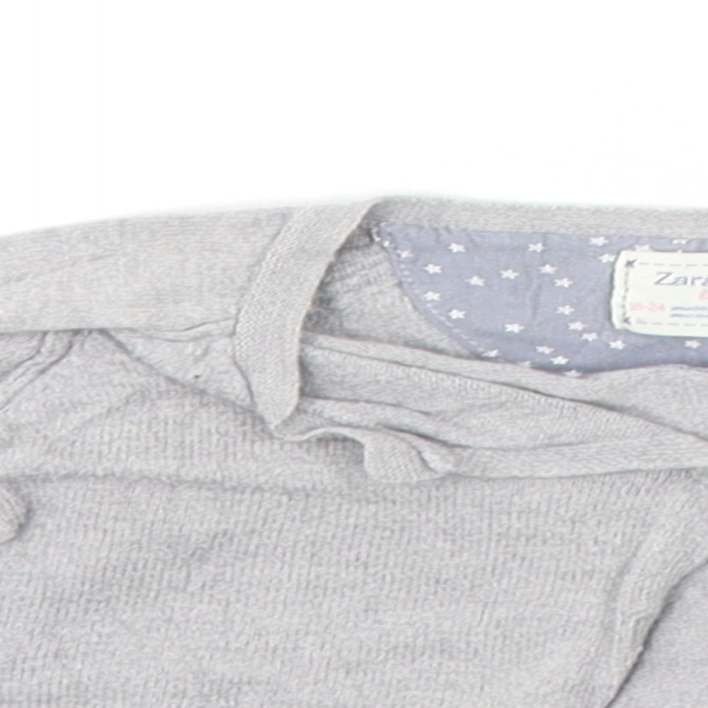 Zara Baby Grey   Cardigan Jumper Size 18-24 Months