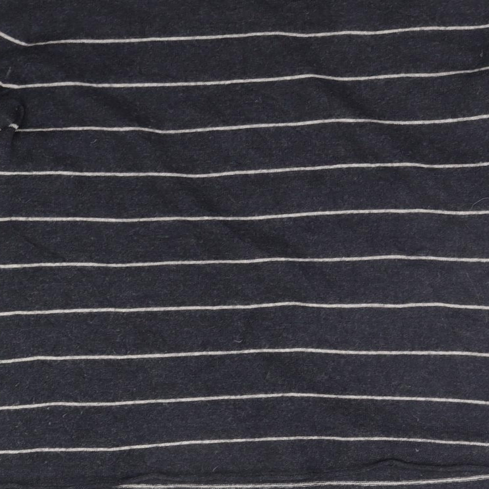 Preworn Womens Black Striped  Pullover Jumper Size M