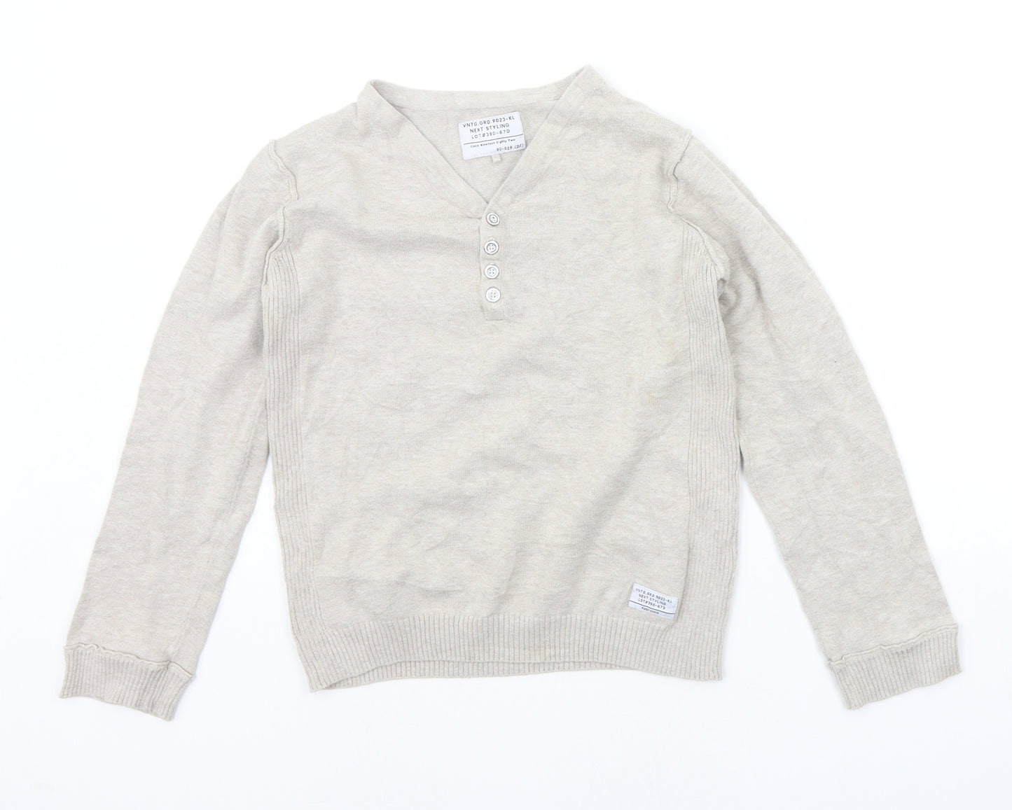 NEXT Girls Beige   Pullover Jumper Size 10 Years