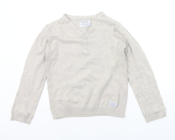 NEXT Girls Beige   Pullover Jumper Size 10 Years