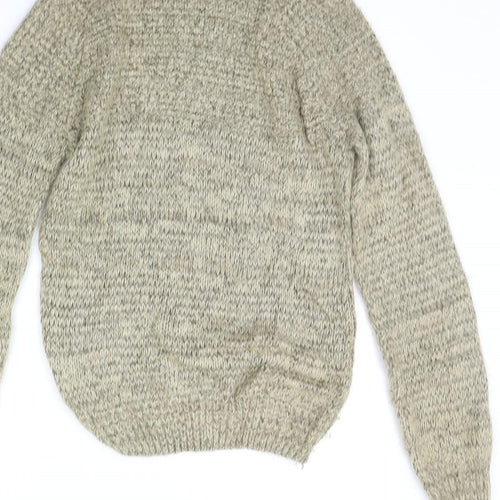Topman Mens Beige   Pullover Jumper Size XS