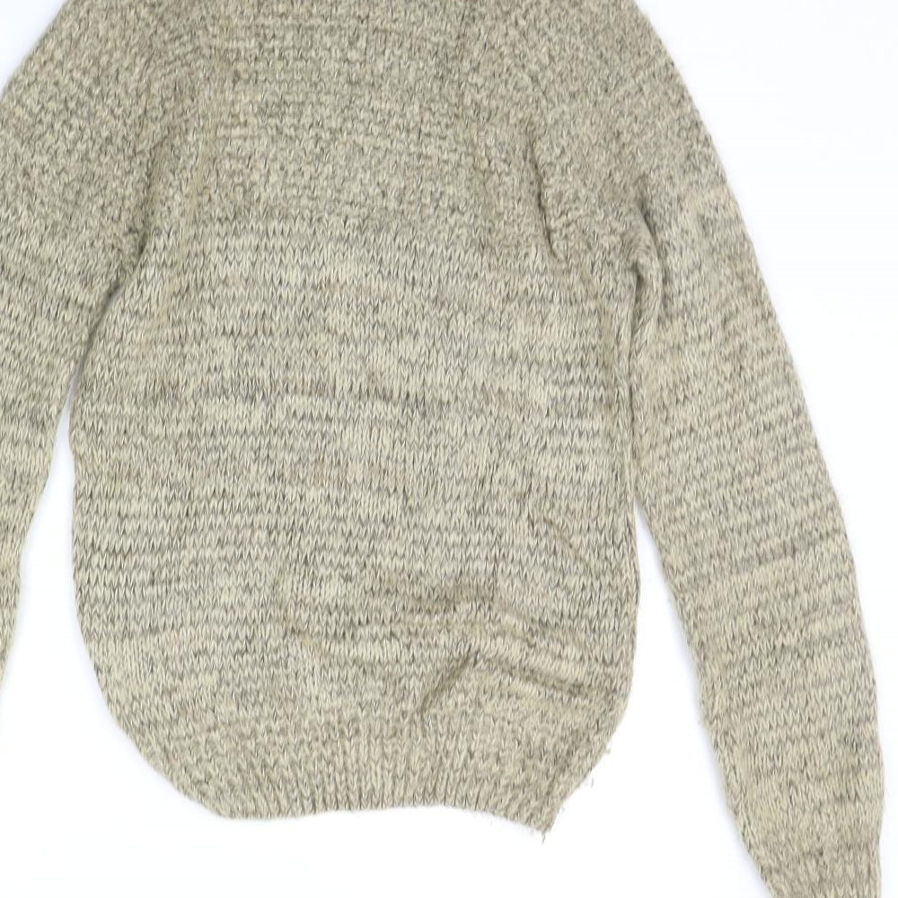 Topman Mens Beige   Pullover Jumper Size XS