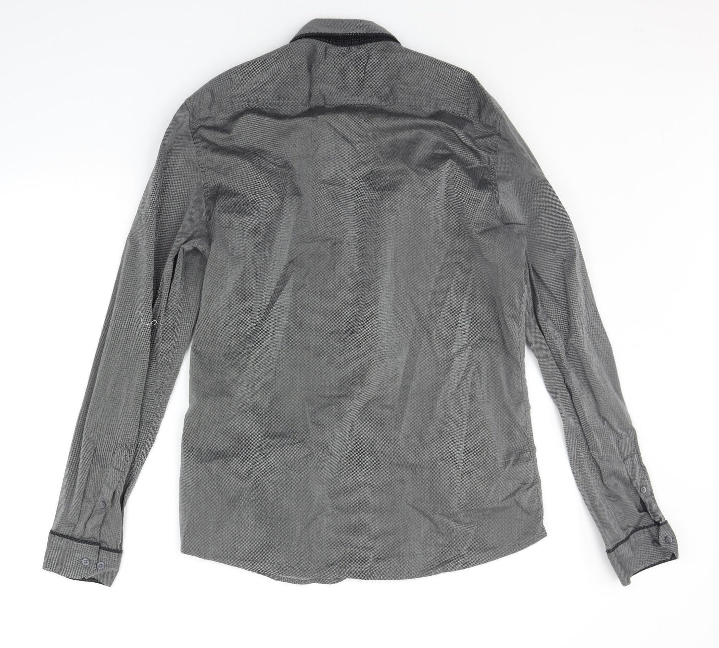 NEXT Mens Grey    Button-Up Size L