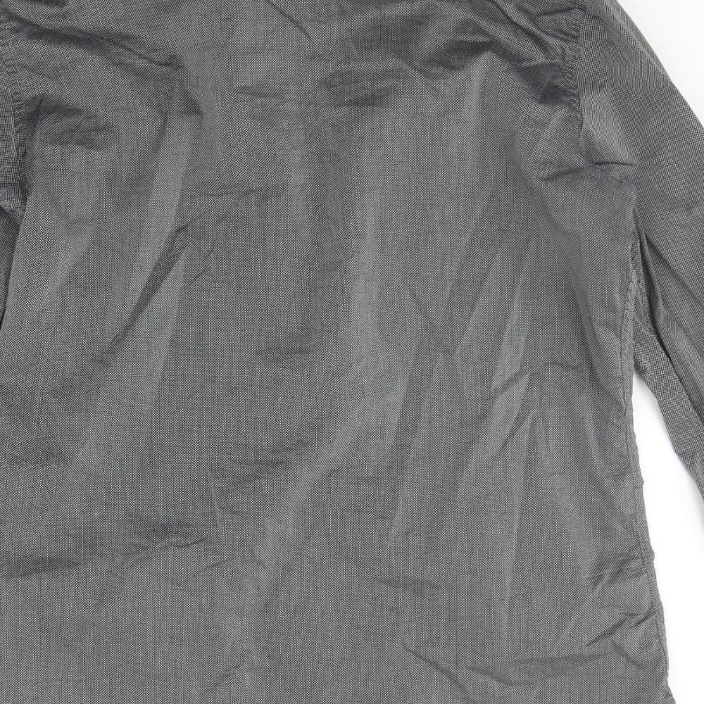 NEXT Mens Grey    Button-Up Size L