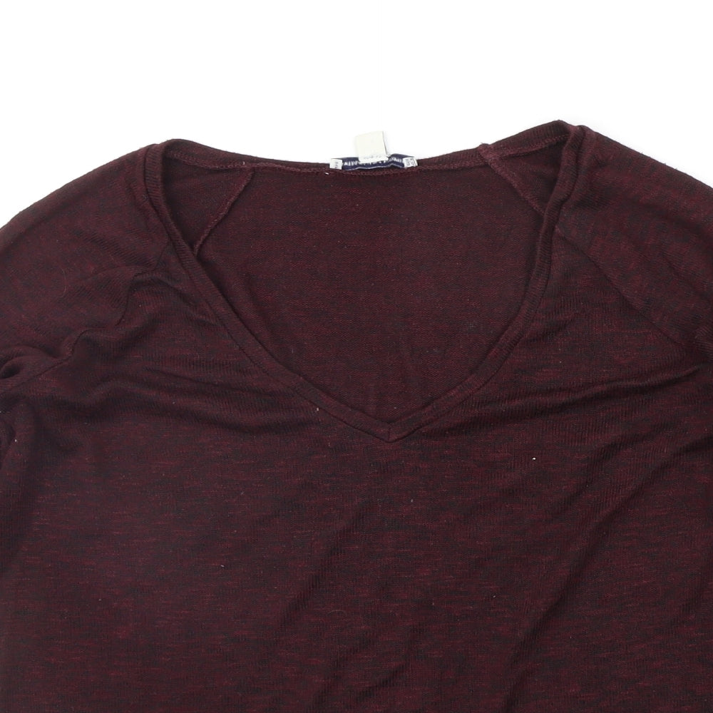 American Eagle Outfitters Womens Purple   Pullover Jumper Size S