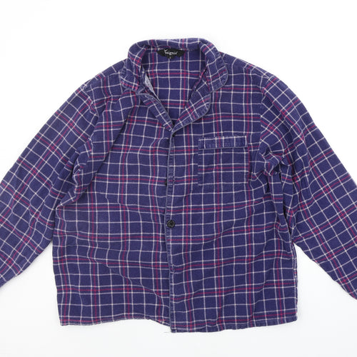 Insignia Mens Black Check   Button-Up Size L