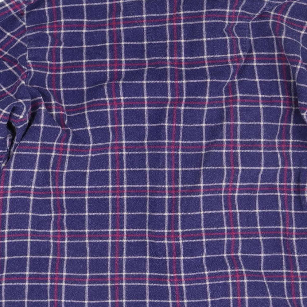 Insignia Mens Black Check   Button-Up Size L