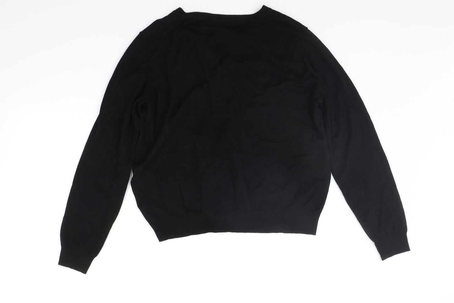 Marks and Spencer Womens Black   Cardigan Jumper Size 18