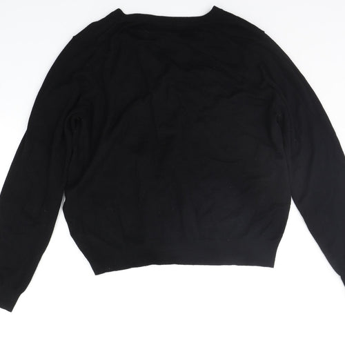Marks and Spencer Womens Black   Cardigan Jumper Size 18