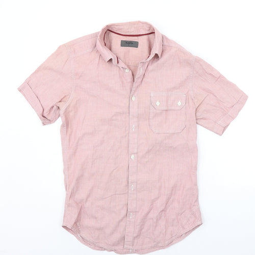 Burton Mens Pink    Button-Up Size S