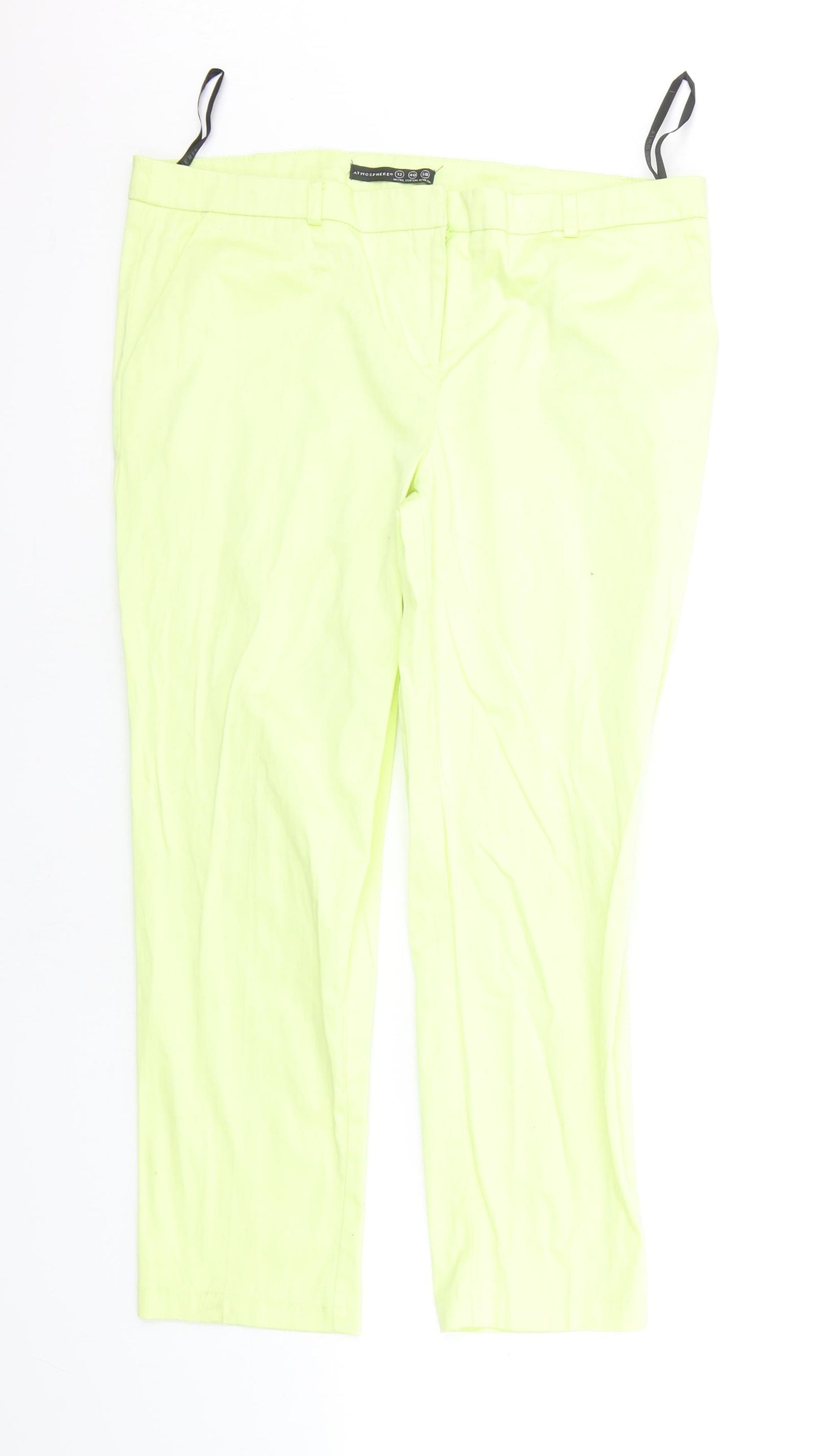 Atmosphere Womens Yellow   Trousers  Size 12 L22 in