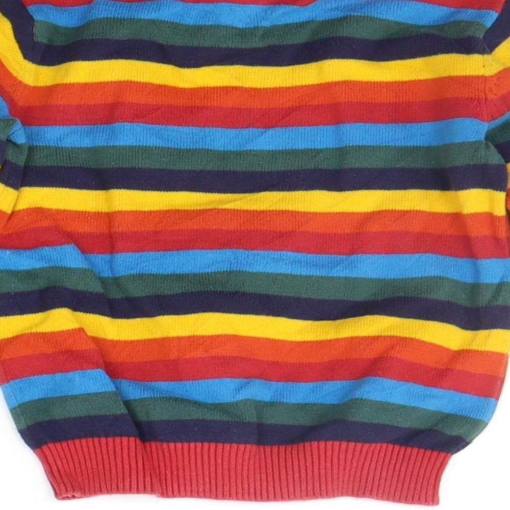 Blue Zoo Boys Multicoloured Striped  Pullover Jumper Size 2-3 Years