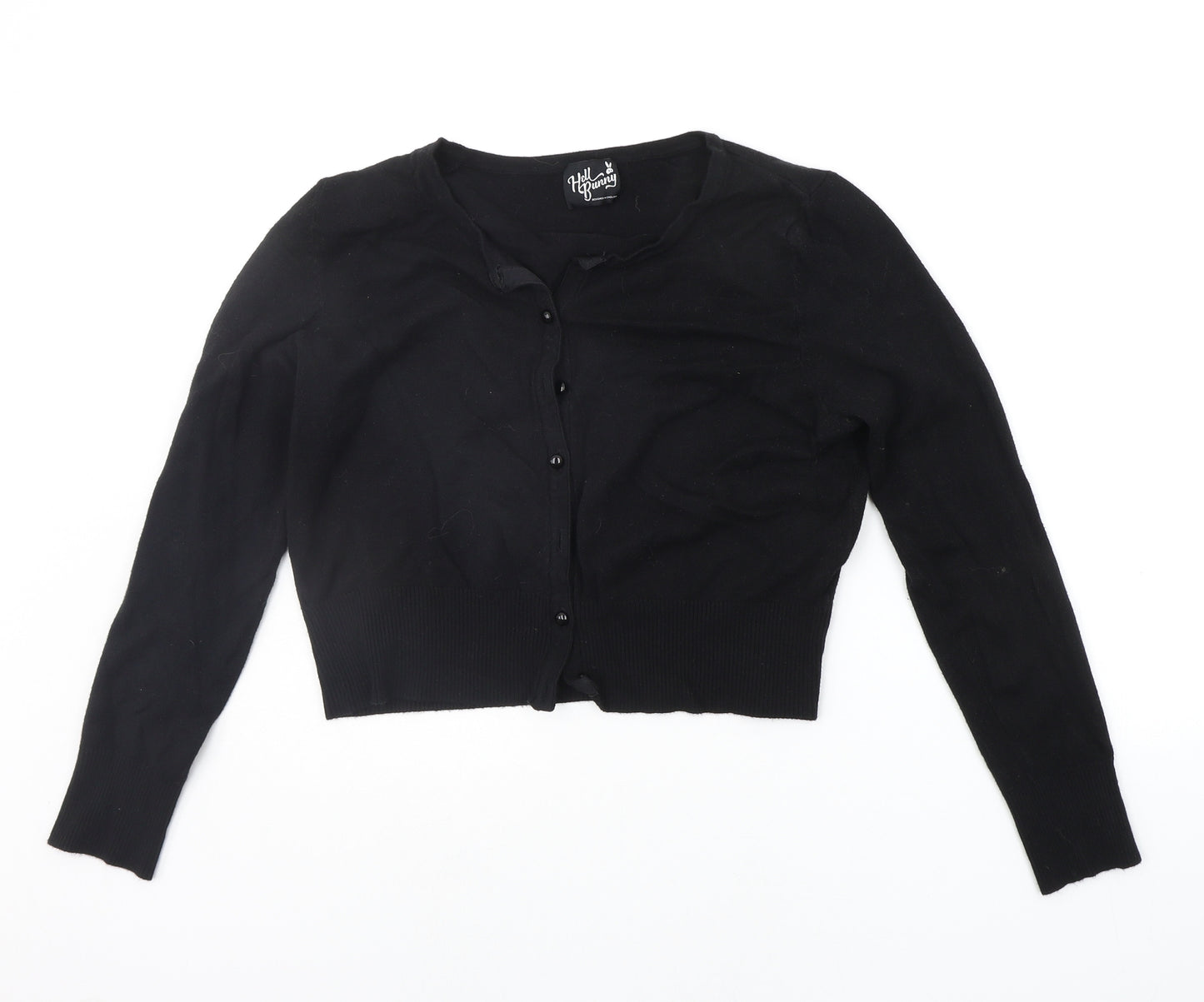 Hell Bunny Womens Black   Cardigan Jumper Size 2XL