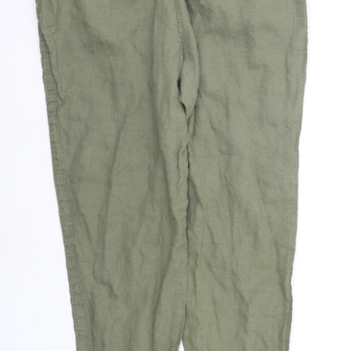 Marks and Spencer Womens Green   Trousers  Size 18 L26 in
