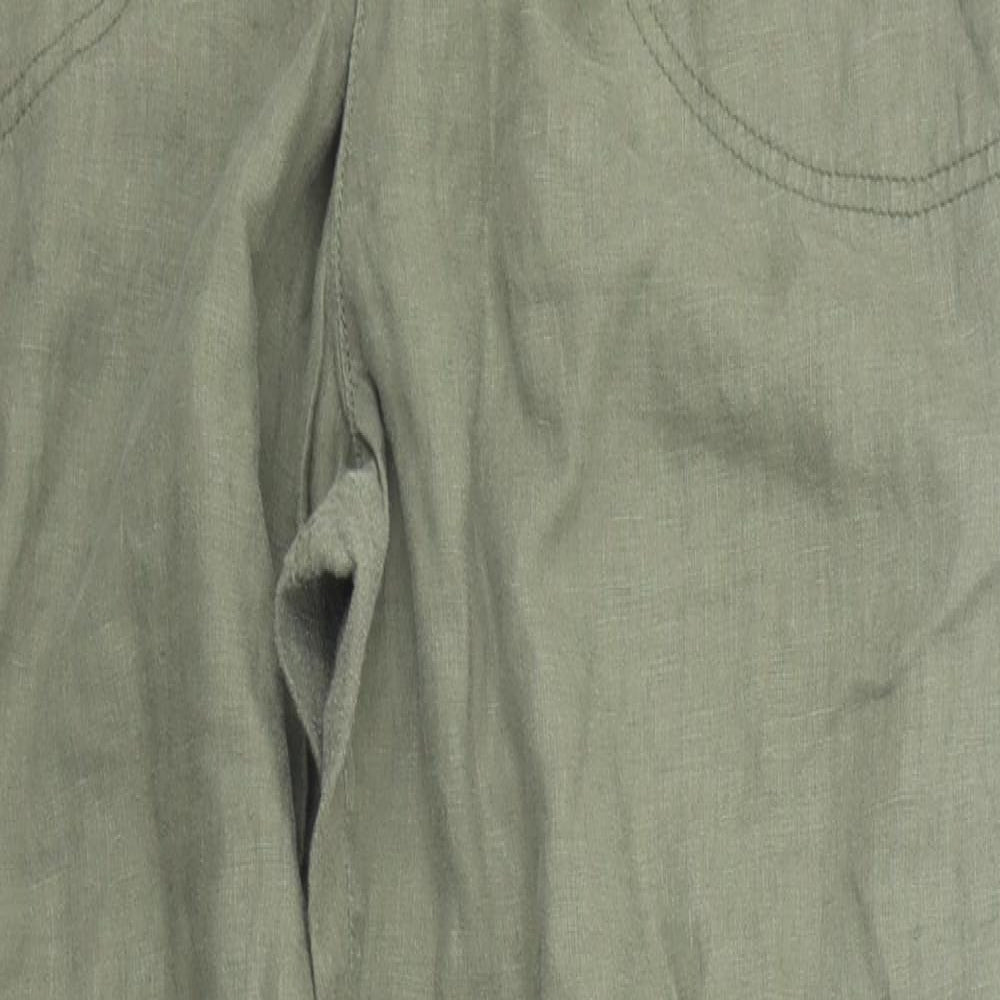 Marks and Spencer Womens Green   Trousers  Size 18 L26 in