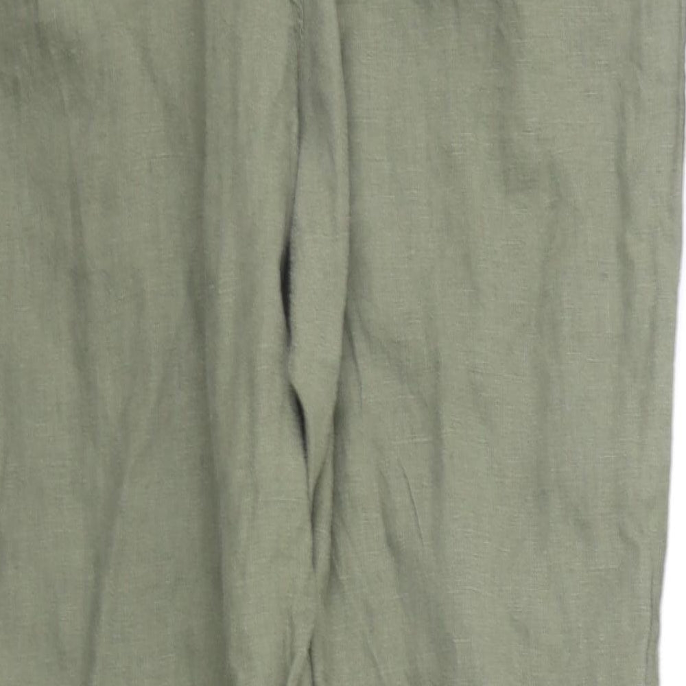 Marks and Spencer Womens Green   Trousers  Size 18 L26 in