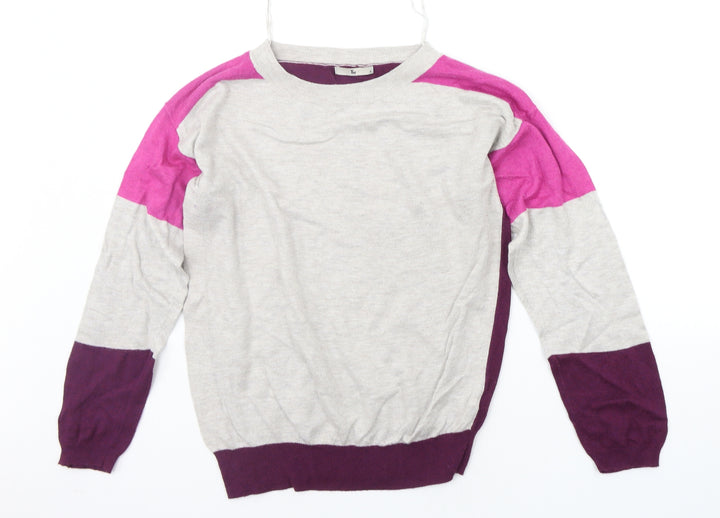 TU Womens Grey Pullover Jumper Size 8