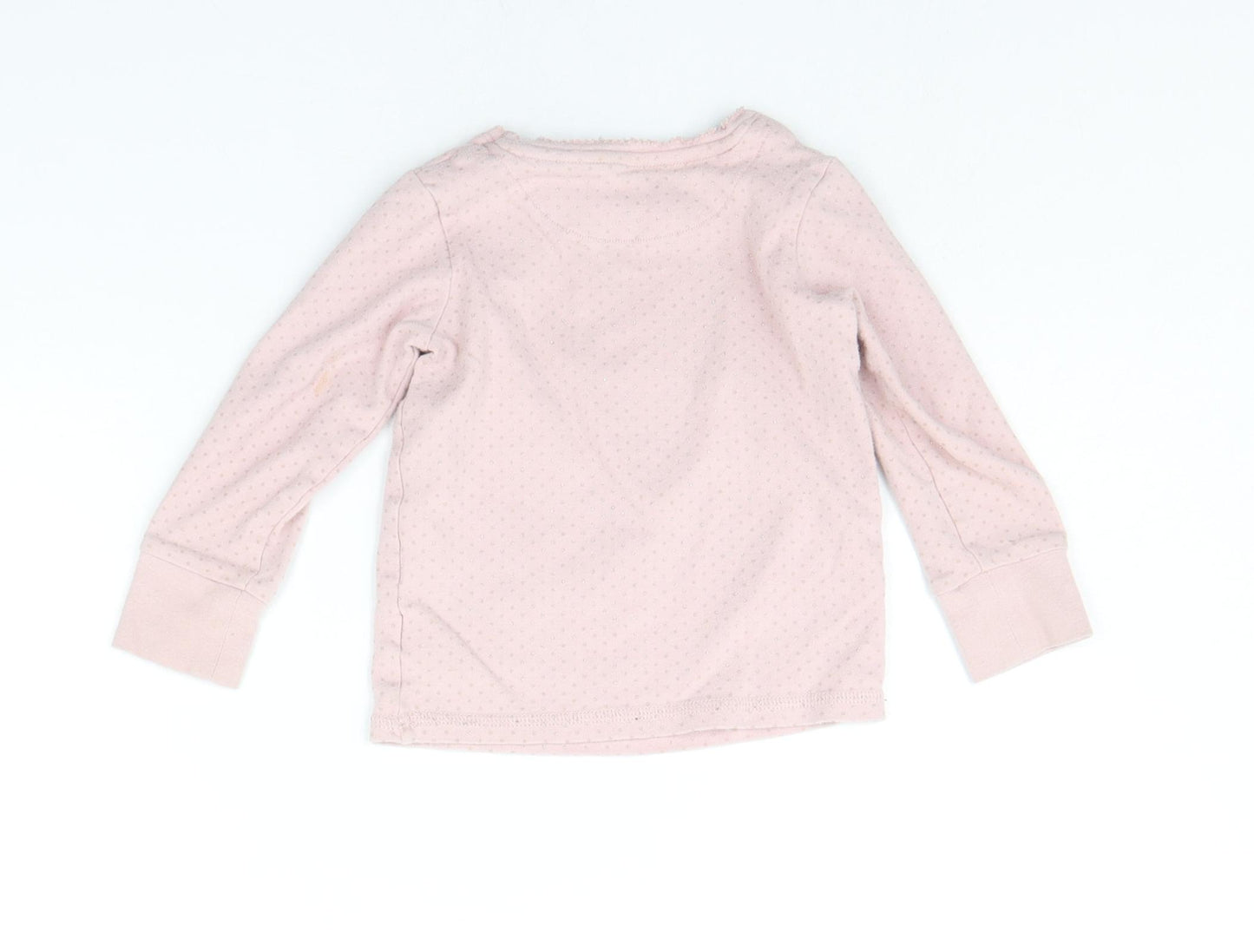 NEXT Baby Pink   Basic T-Shirt Size 12-18 Months  - Birds