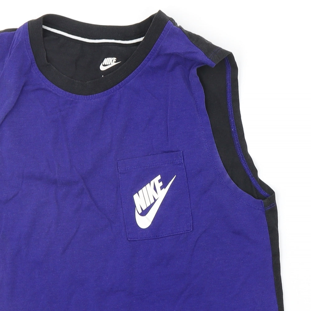 Nike Mens Blue    T-Shirt Size S