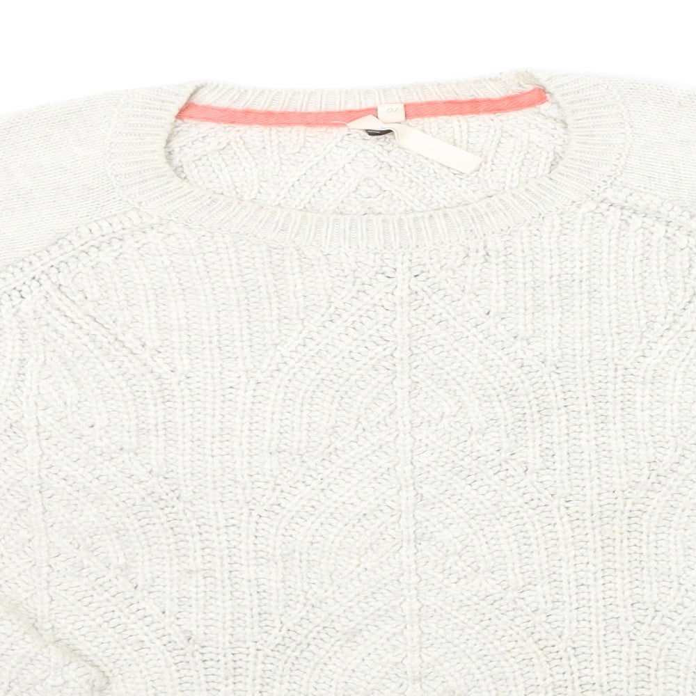 Whte Stuff Womens Beige   Pullover Jumper Size 10