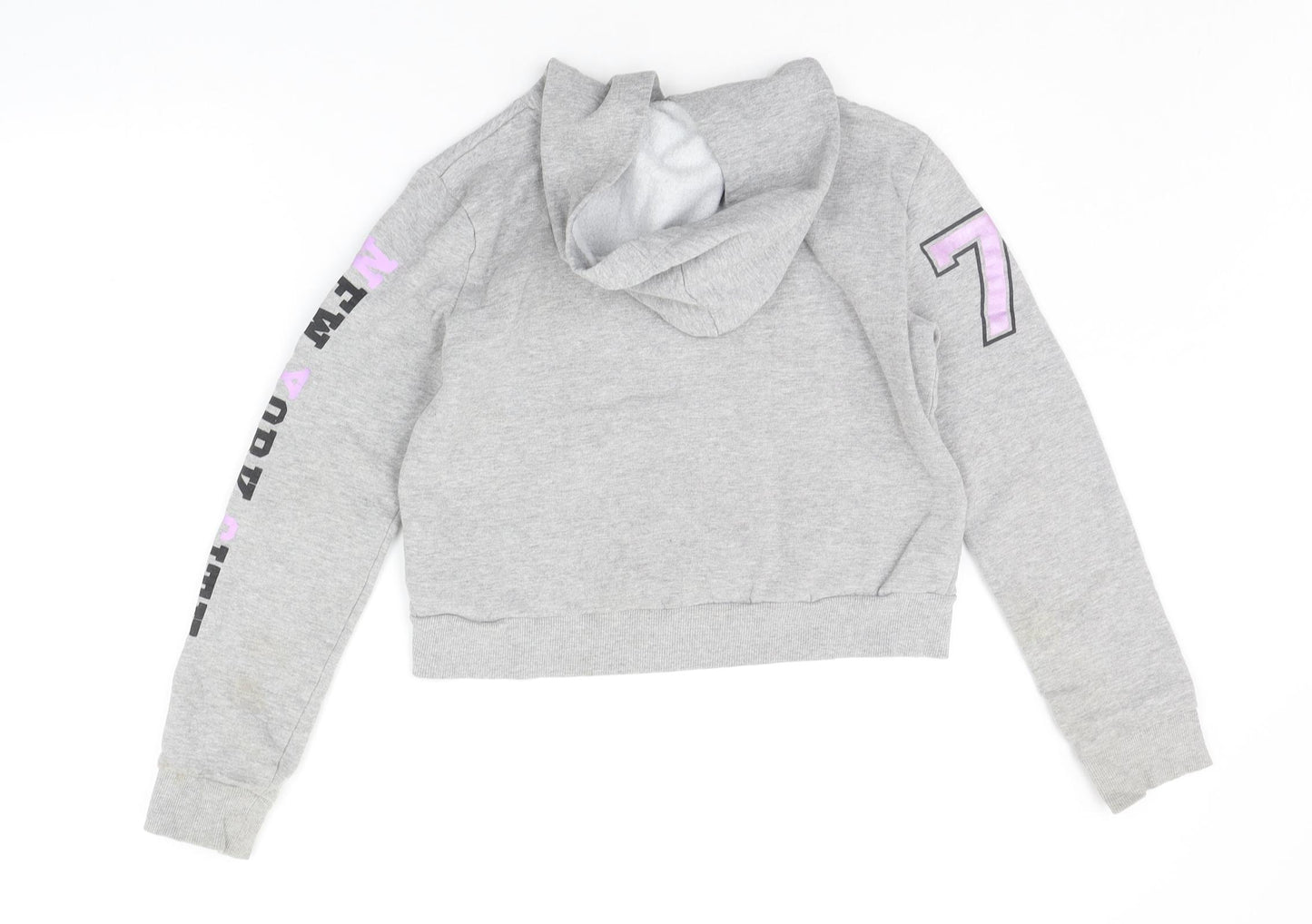 H&M Girls Grey   Pullover Hoodie Size 15-16 Years  - NYC