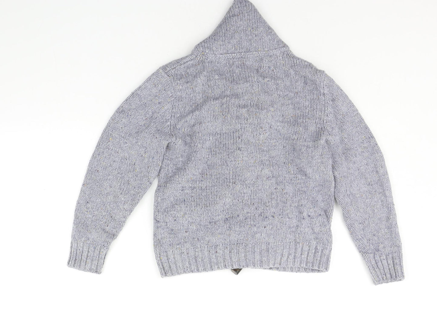 H&M Boys Blue   Cardigan Jumper Size 5-6 Years