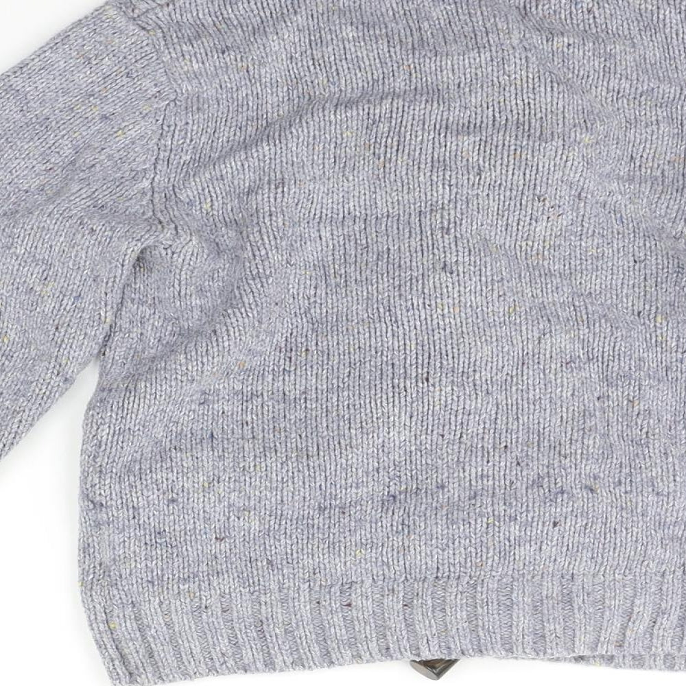 H&M Boys Blue   Cardigan Jumper Size 5-6 Years