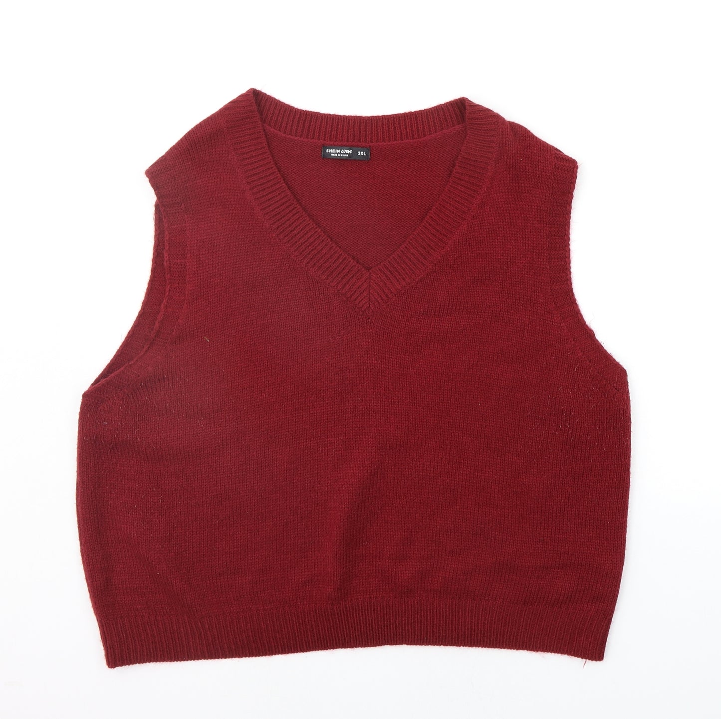 SheIn Womens Red   Pullover Jumper Size 3XL