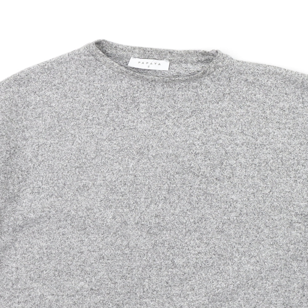 Papaya Womens Grey   Pullover Jumper Size 8