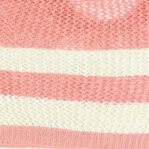 Internacionale Womens Orange Striped  Pullover Jumper Size 10