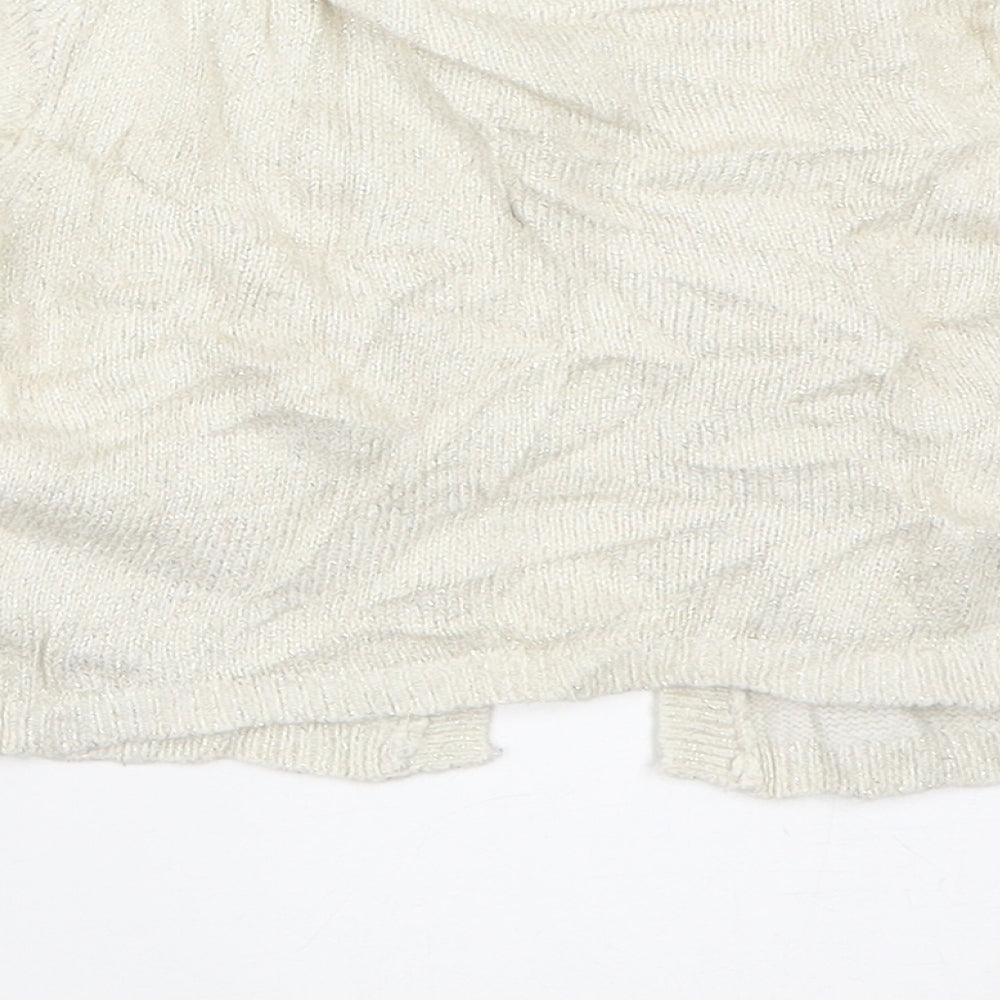 NEXT Girls Ivory   Cardigan Jumper Size 5-6 Years