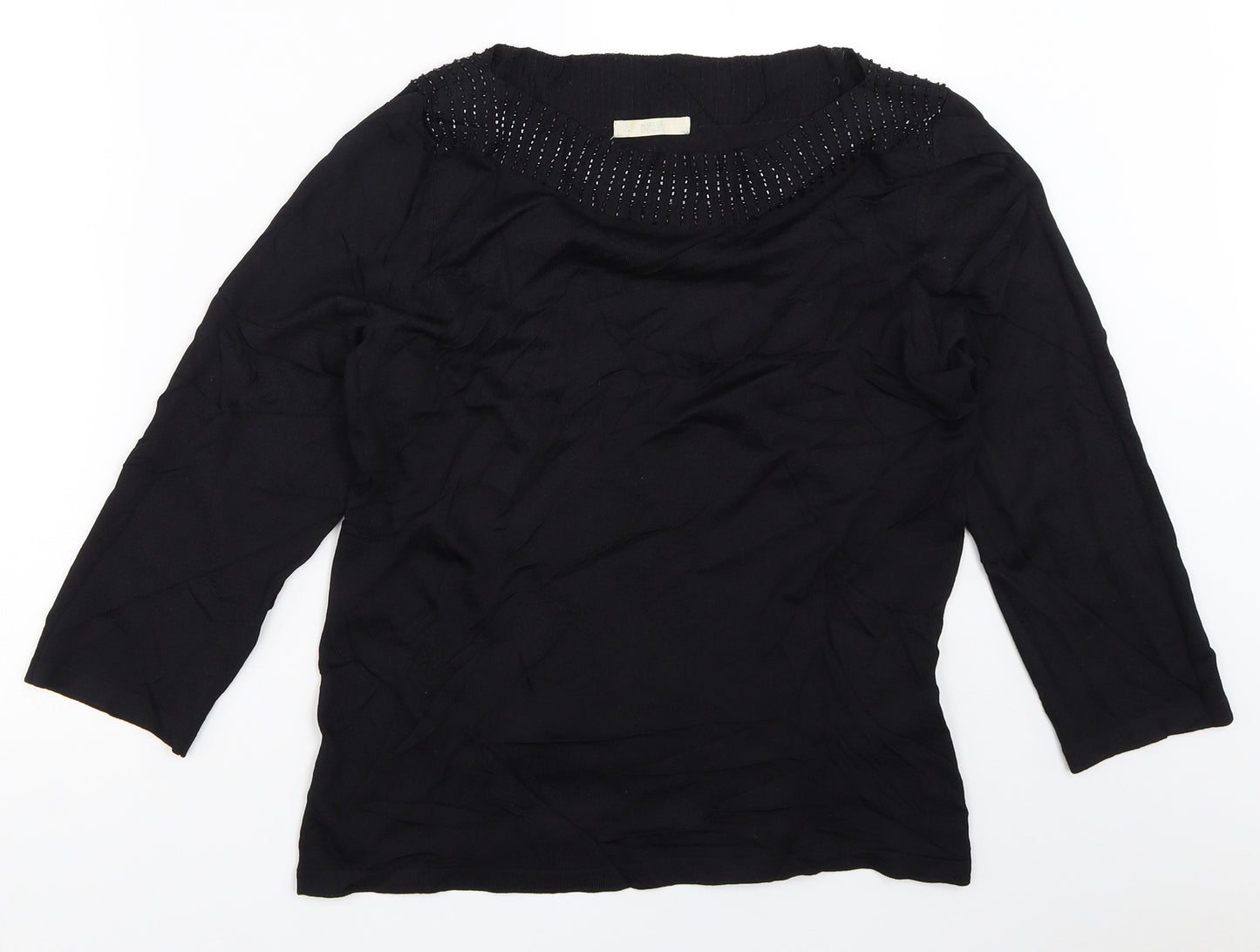 Marks and Spencer Womens Black   Pullover Jumper Size 12