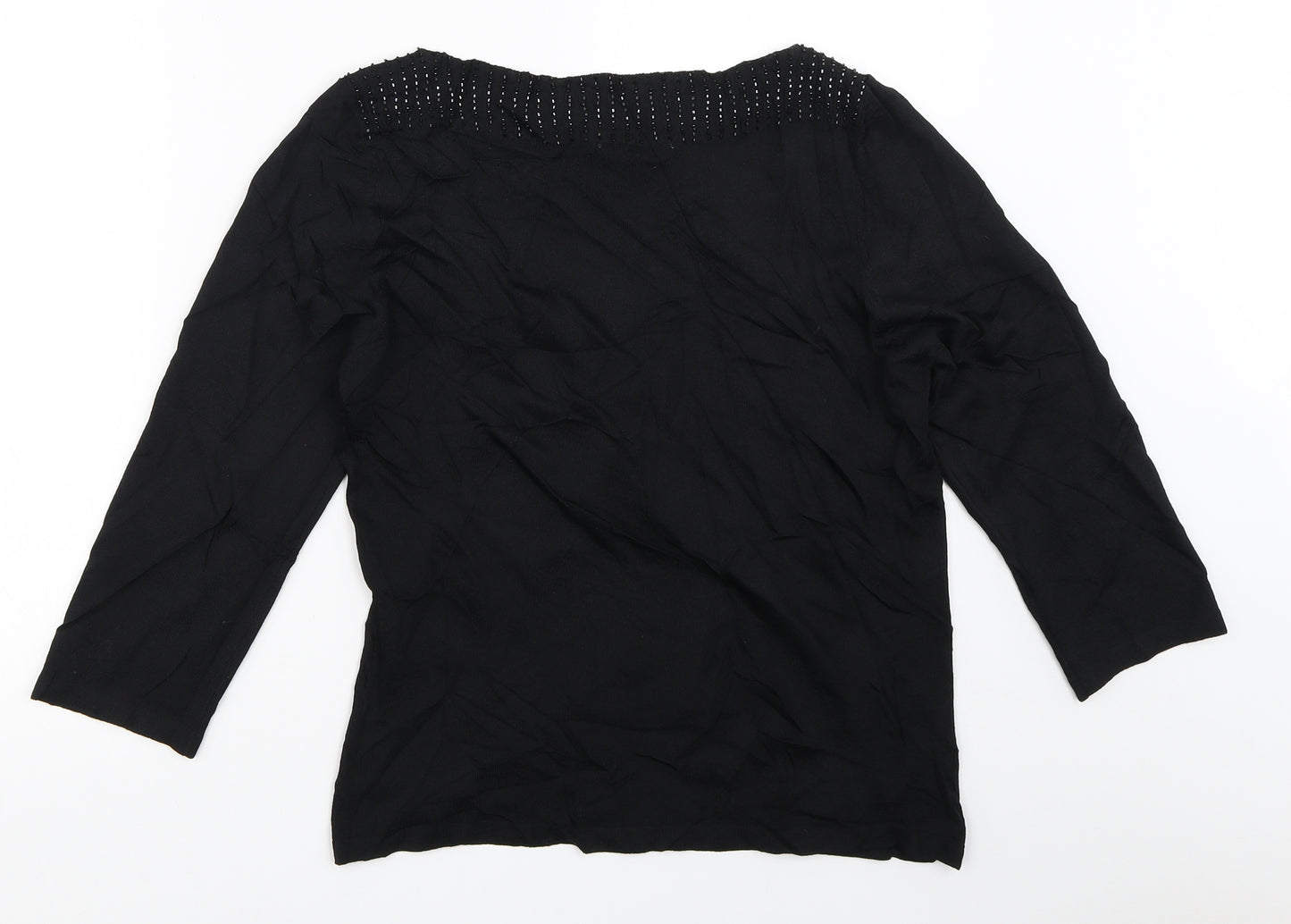 Marks and Spencer Womens Black   Pullover Jumper Size 12