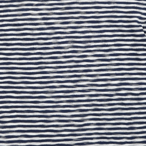 Springfield Womens Blue Striped  Pullover Jumper Size S
