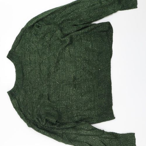 H&M Womens Green   Pullover Jumper Size S