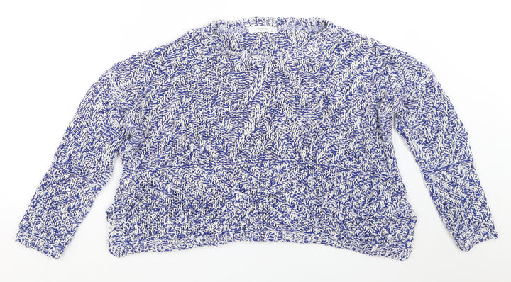 Mango Womens Blue   Pullover Jumper Size S