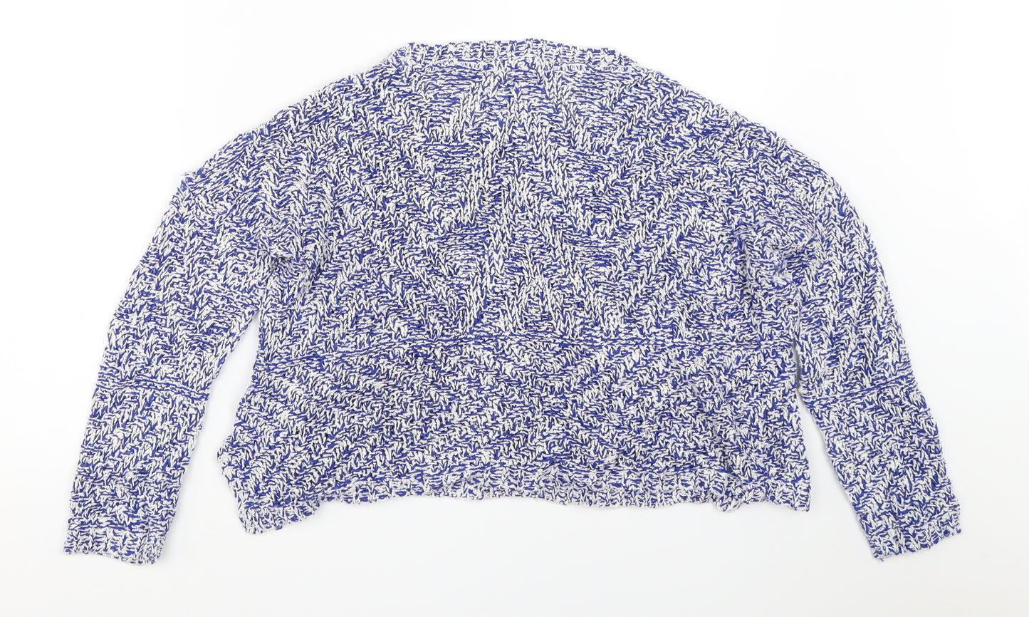 Mango Womens Blue   Pullover Jumper Size S