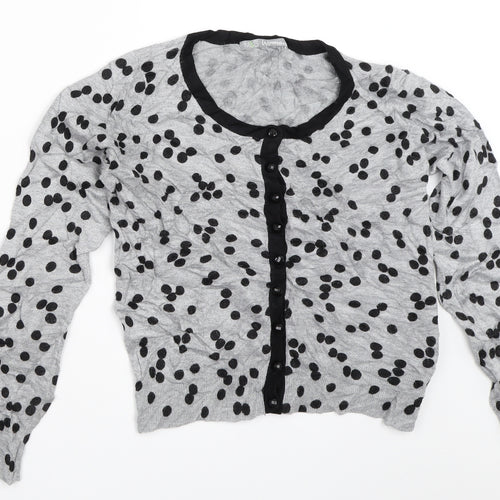 Marks and Spencer Womens Grey   Cardigan Jumper Size 8