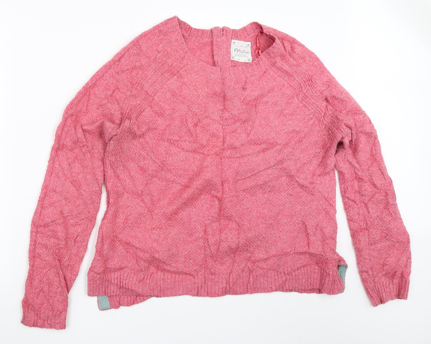 Mistral Womens Pink   Pullover Jumper Size 12