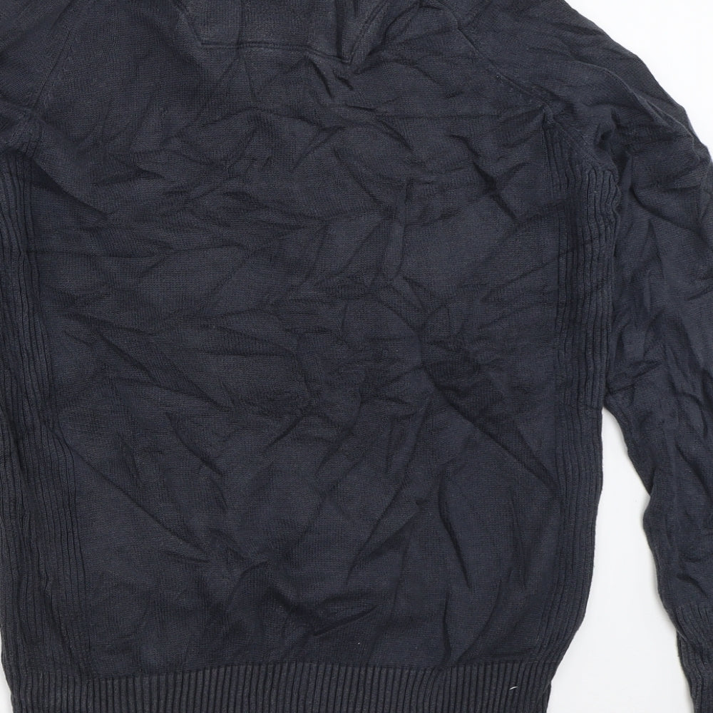Timberland Mens Blue   Henley Jumper Size S